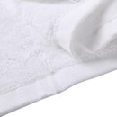 100% Cotton 525x405mm Hand Towel Washcloth with Hook for Golf Sports White