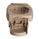 Car Vehicle Truck Hard Plastic Folding Drink Bottle Can Cup Holder Beige Plastic