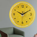 Lemon Fruit Wall Clock Lime Modern Kitchen Clocks Home Decor Living Room CloK9V1