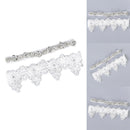 Women Rhinestone Lace Leg Wedding Garter Thigh Ring Belt Bridal Accessories P Kw