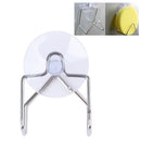 1pc Stainless Steel Suction Cup Drain Rack Cloth Shelf Dish Sponge Holder Ra^SE