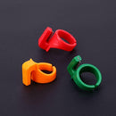 3pcs Plastic Sewing Thimble Ring with Blade Finger Thimble Thread Cutter