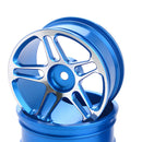 4-Pack Aluminum Wheel Rim for HSP HPI Kyosho 1:10 On-Road RC Flat Racing Car