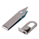 Mini Stainless Steel Forceps Outdoor Travel Survival Tool Key Ring Tweezers