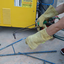 Welding Gloves Thick Heat Wear Resist Cow Split Leather Safety Work Gloves