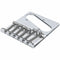 Tele Style Single Coil Guitar Bridge with 6 Barrel Saddles for Telecaster