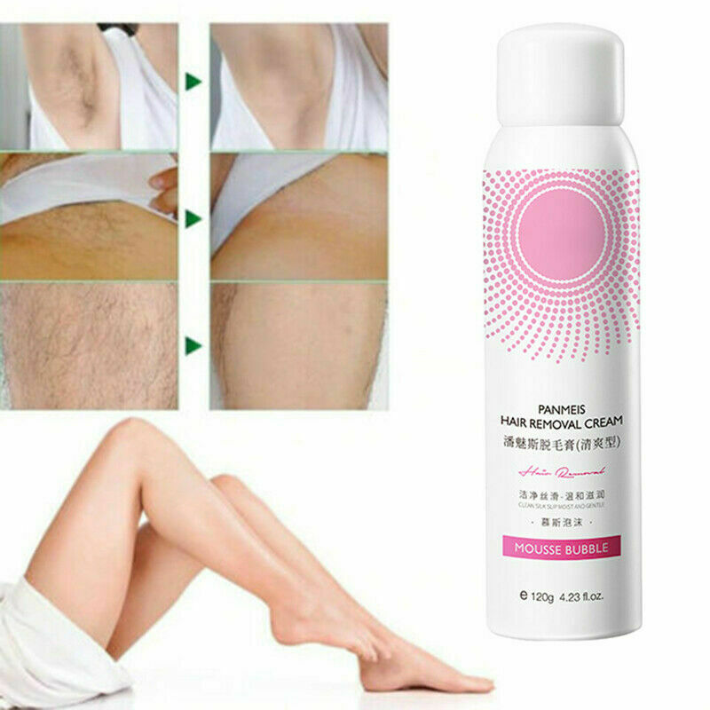 Natural & Painless Hair Remover Mousse Spray I1N3