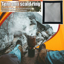 Camping Tent Wood Fire Stove Chimney Stove Tube Fire Anti-scalding Ring