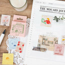 46 pcs/box My adventure life Decorative Lable Stick Album Diary DIY ScrapboSEAU