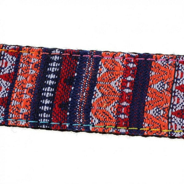Adjustable 75-130Cm Ukulele Guitar Strap Cotton Leather Sling Belt Buckle W