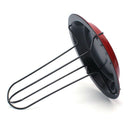 1 Set Carbon Steel Chicken Roaster Rack With Tray Non-Stick Bbq Grilling Co N1P7