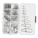 100pcs Fishing Nice Snap, Stainless Steel Fishing Lure Hook Connector Saltwater