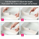 Drawer Dividers Organizer 5 Pack,Adjustable Separators 4 Inch High Expandab