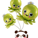 4pcs Marine Animal Fish Aluminum Film Balloons Kids Birthday Party Decor