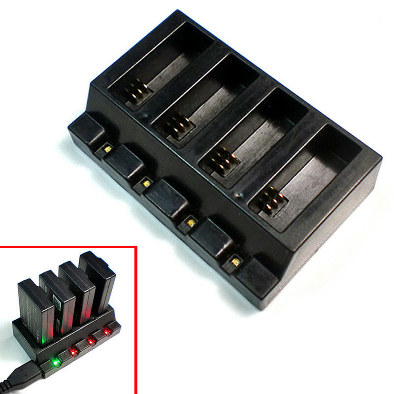4 IN 1 Port USB Battery Charger For Parrot Minidrones Rolling Spider Mambo RC