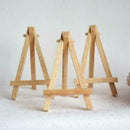 12x20CM Natural Wooden Easel Frame Tripod Display Holder Painting Children G0C7