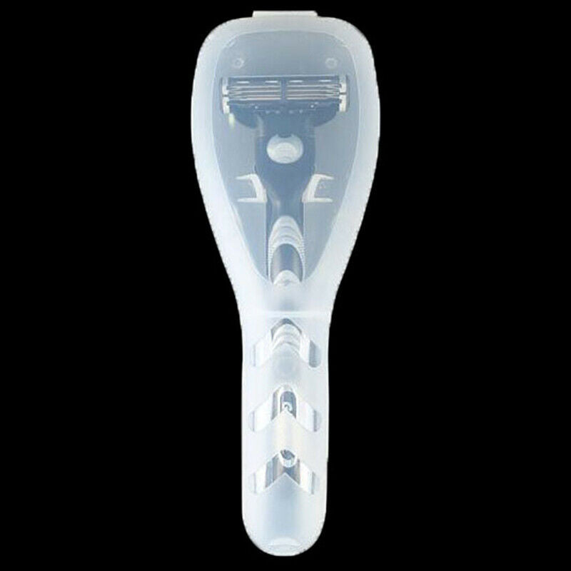 1PC Portable Travel Men's Razor Case Plastic Razor Blades Storage Box Shaver  Gw