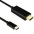 1.8m USB 3.1 Type-C to HDMI Cable 1080P HD Video Display Projector Adapter