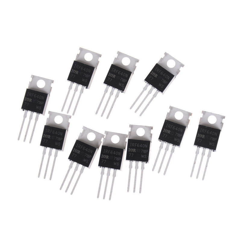 10PCS New IRF640 IRF640N Power mosfet 18A 200V TO-220xp