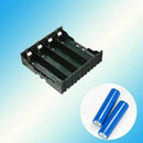 1X Plastic Storage Case Holder Box Clip 4 Pin DIY For 4x 3.7V 18650 Battery E6J2