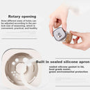 1 set Glass Spice Jar Seasoning Box Salt Sugar Pepper Shaker Condiments Bot S9V6