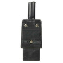 5PCS IEC 320 C13 Female Plug Adapter 3pin Socket Power Cord Rewirable Conne S7D6