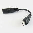 USB 2.0 Male Plug To 5.5x2.1mm Female Charger Charging DC