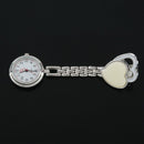 Nurse Watch Quartz Watch, Women, Clip Double Heart (white), Pocket Watch Wa