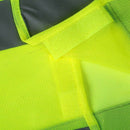 Safety Vests, 4 Pieces Safety Vest Car Tire Vest Neon Yellow with 360 Degre S9D4