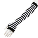 Fashion Women Lady Girls' Stretchy Soft Arm Warmer Long Sleeve Fingerless G O7W5