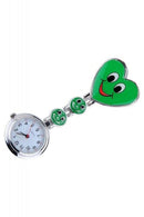 New girls sweet smile watches nurse pocket with heart pendant pocket watch
