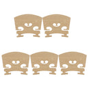 5PCS 4/4 Size Violin Bridge For Acoustic Violin Accessories Maple Wood