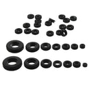 180pcs Seal Assortment Set Water Tight Rubber Grommet Plumbing O Ring Cable Plug