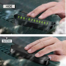 Car Temporary Stop Sign Telephone Number Plate For Car Moving Concealed Pro
