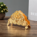 Europe Style Table Tissue Holder Napkin Rack Stand Metal Art Craft Home Dec