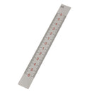 2pcs Aluminum Straight Ruler Machinist Engineer Ruler 65-0-65mm & 60-0-60mm