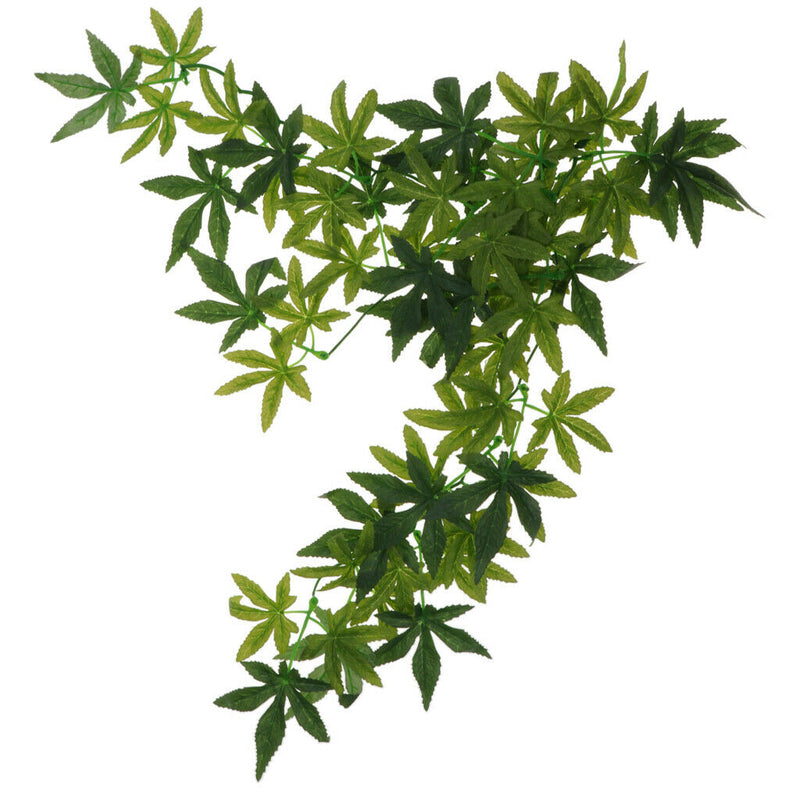 2x Bendable Reptiles Green Jungle Climber Vines Terrarium Habitat Ornament