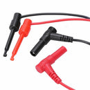 2x Security 4MM Banana Plug to Test Hook Wire Cable Set For Multimeter 3A 1