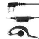 2Pin Earpiece Earphone Headset PTT Mic K Type for TC368 TC370 Baofeng UV5R