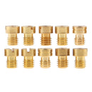 10x M5x8mm Carburetor Main Jet Kit Part For Keihin PWK OKO KOSO 125-140