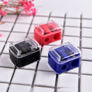 Precision Cosmetic Pencil 2 Holes Sharpener for Eyebrow Lip Liner Eyeliner HotLJ