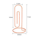 3 Packs Office Memo Holder Stand Table Place Cards Holders Menu Clips, Rose A7I9