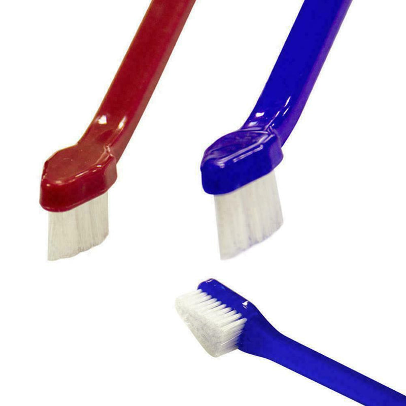 2Pcs Safe Plastic Pet Cat Dog Clean Teeth Dual Oral Supplies Cleaning Pet C9R7