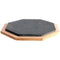 6" Wooden rubber drum pad