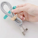 5X(4Pcs Silicone Strap Earphone Storage Tape Power Line Data Cable Tie Out G8G5)