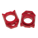 2x Motorcycle CNC Rear Adjuster Block Chain Fit for  CRF250X CRF 450
