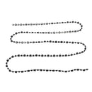 1 Yard Black Round Rhinestone Chain Ribbon Trim DIY Sewing Craft Decoration