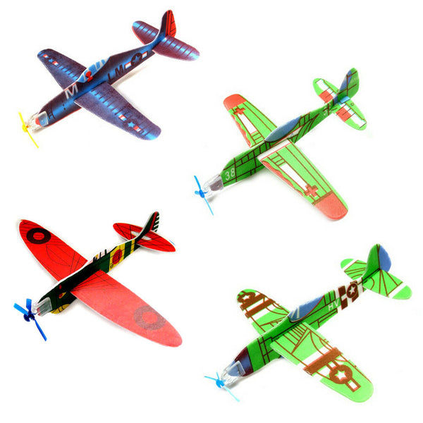 3Pcs DIY Flying Glider Planes Educational Toys For Children Hand Throwing Gift #