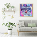 5D DIY Special-shaped Diamond Painting Animal Cross Stitch Kit (H086 Cat)