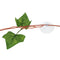 Plastic Terrarium Sweet Potato Leaves Plants Vine Ornament Landscape for
